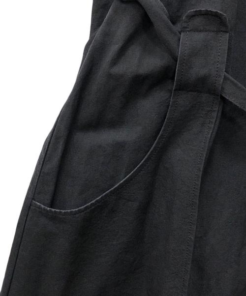 magali（マガリ）MAGALI (マガリ) リネン混ロングコート ブラック サイズ:下記参照の古着・服飾アイテム