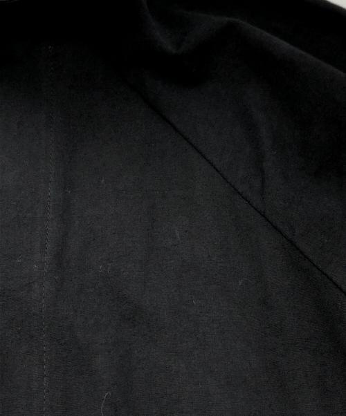 magali（マガリ）MAGALI (マガリ) リネン混ロングコート ブラック サイズ:下記参照の古着・服飾アイテム