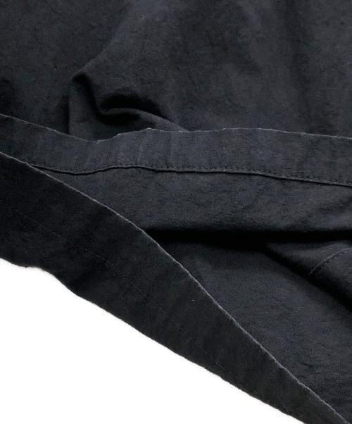 magali（マガリ）MAGALI (マガリ) リネン混ロングコート ブラック サイズ:下記参照の古着・服飾アイテム