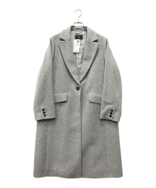 SHIPS（シップス）SHIPS (シップス) 140’sチェスターコート グレー サイズ:38 未使用品の古着・服飾アイテム