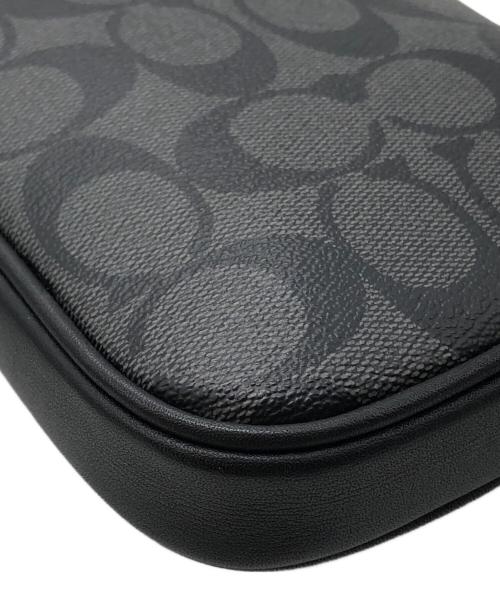 COACH（コーチ）COACH (コーチ) エイデン クロスボディ・シグネチャー キャンバス グレー サイズ:下記参照の古着・服飾アイテム