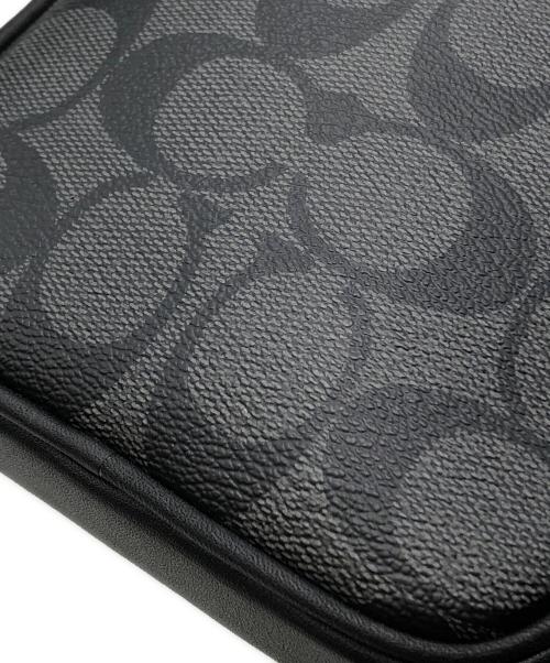 COACH（コーチ）COACH (コーチ) エイデン クロスボディ・シグネチャー キャンバス グレー サイズ:下記参照の古着・服飾アイテム