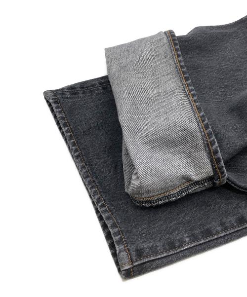 Hysteric Glamour（ヒステリックグラマー）Hysteric Glamour (ヒステリックグラマー) スタッズワイドデニムパンツ グレー サイズ:30の古着・服飾アイテム