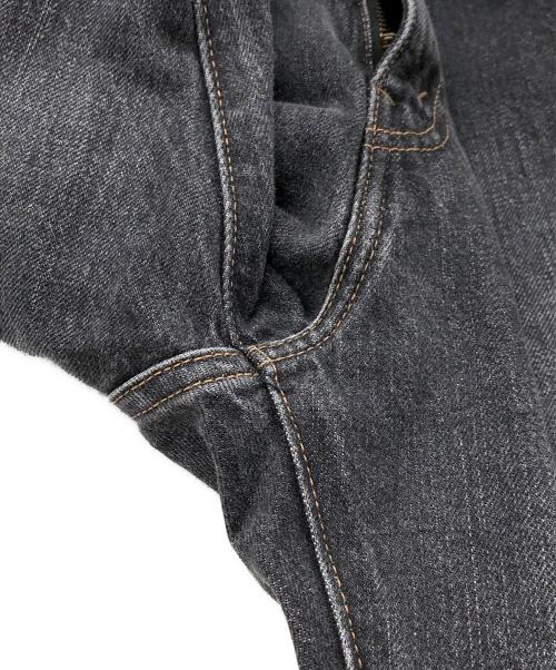 Hysteric Glamour（ヒステリックグラマー）Hysteric Glamour (ヒステリックグラマー) スタッズワイドデニムパンツ グレー サイズ:30の古着・服飾アイテム