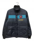 Hysteric Glamourヒステリックグラマー）の古着「RACINGアップリケ スタンドカラージャケット」｜ネイビー