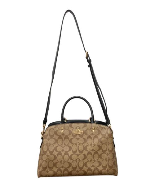 COACH（コーチ）COACH (コーチ) 2WAYショルダーバッグ ブラウンの古着・服飾アイテム