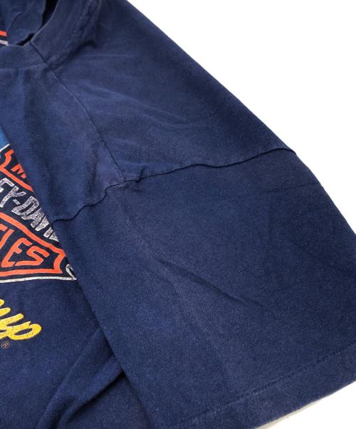 HARLEY-DAVIDSON（ハーレーダビッドソン）HARLEY-DAVIDSON (ハーレーダビッドソン) 80’S イーグルプリントTシャツ ネイビー サイズ:Lの古着・服飾アイテム