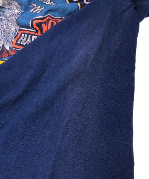 HARLEY-DAVIDSON（ハーレーダビッドソン）HARLEY-DAVIDSON (ハーレーダビッドソン) 80’S イーグルプリントTシャツ ネイビー サイズ:Lの古着・服飾アイテム