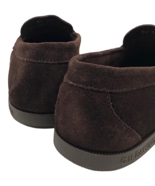 G.H.BASS&CO.（ジー・エイチ・バス・コー）G.H.BASS&CO. (ジー・エイチ・バス・コー) スウェードローファー ブラウン サイズ:43の古着・服飾アイテム