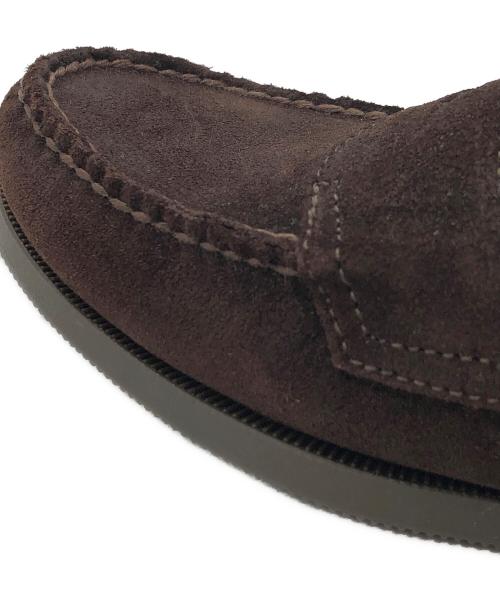 G.H.BASS&CO.（ジー・エイチ・バス・コー）G.H.BASS&CO. (ジー・エイチ・バス・コー) スウェードローファー ブラウン サイズ:43の古着・服飾アイテム