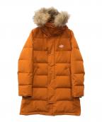 DANTONダントン）の古着「ファー付ダウンコート」｜オレンジ