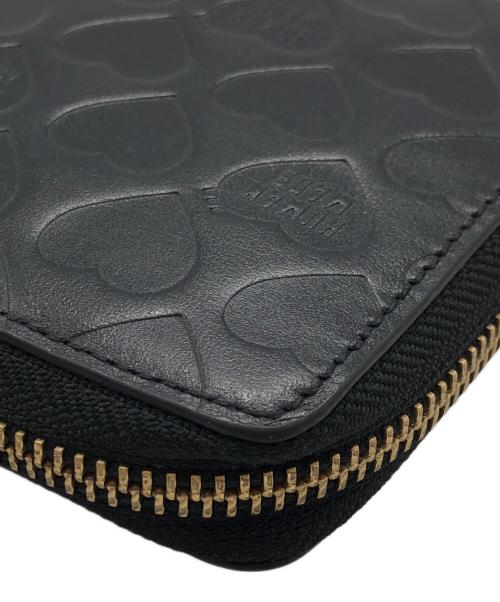HUMAN MADE（ヒューマンメイド）HUMAN MADE (ヒューマンメイド) Leather Zip Wallet ブラックの古着・服飾アイテム