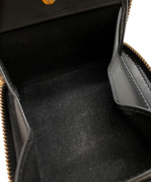 HUMAN MADE（ヒューマンメイド）HUMAN MADE (ヒューマンメイド) Leather Zip Wallet ブラックの古着・服飾アイテム