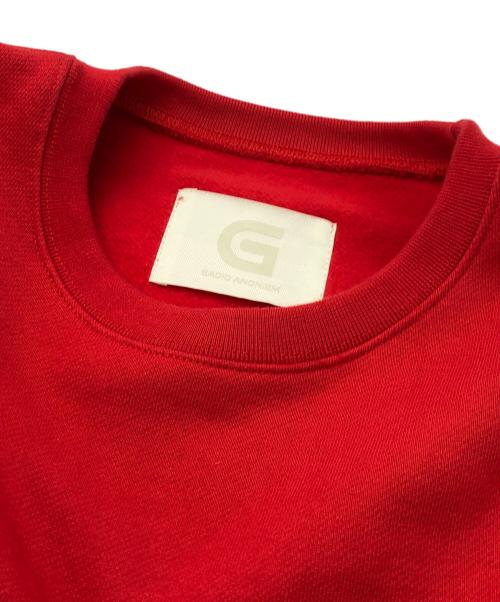 GADIO ANONIEM（ガディッド アノニム）GADIO ANONIEM (ガディッド アノニム) JOHN / RED スウェット レッド サイズ:FREEの古着・服飾アイテム