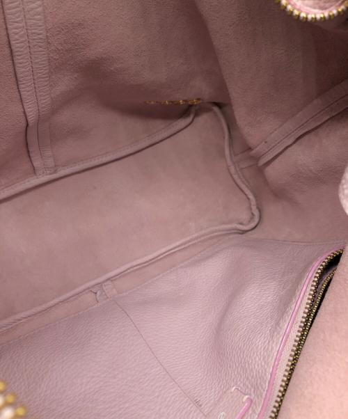 ECCO（エコー）ECCO (エコー) hobo large soft pebbled ピンク サイズ:下記参照の古着・服飾アイテム