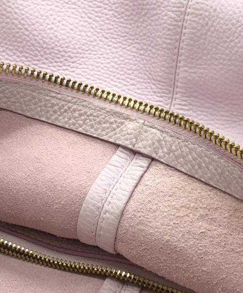 ECCO（エコー）ECCO (エコー) hobo large soft pebbled ピンク サイズ:下記参照の古着・服飾アイテム