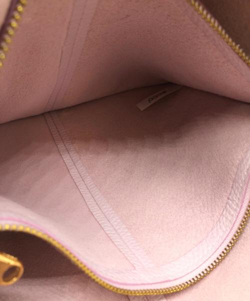 ECCO（エコー）ECCO (エコー) hobo large soft pebbled ピンク サイズ:下記参照の古着・服飾アイテム