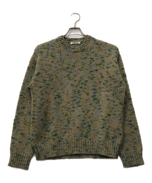 AURALEE（オーラリー）AURALEE (オーラリー) WOOL MIX COLOR SLUB YARN KNIT P/O ベージュ サイズ:1の古着・服飾アイテム