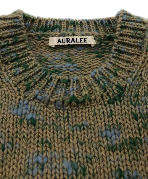AURALEE（オーラリー）AURALEE (オーラリー) WOOL MIX COLOR SLUB YARN KNIT P/O ベージュ サイズ:1の古着・服飾アイテム