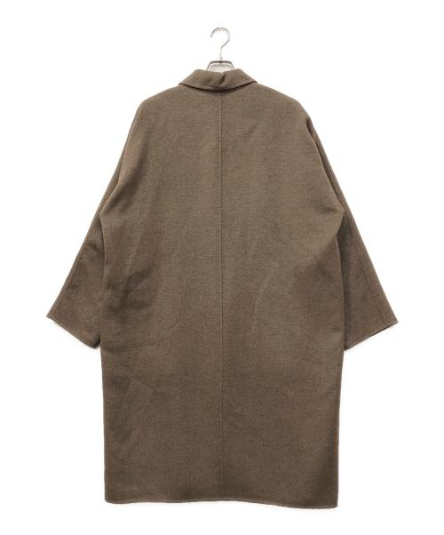 ORCIVAL（オーシバル）ORCIVAL (オーシバル) ステンカラーシングルロングコート ベージュ サイズ:4の古着・服飾アイテム
