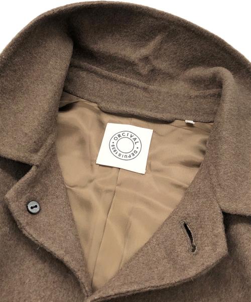 ORCIVAL（オーシバル）ORCIVAL (オーシバル) ステンカラーシングルロングコート ベージュ サイズ:4の古着・服飾アイテム