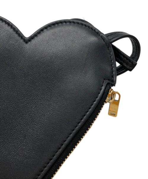 JIL SANDER（ジルサンダー）JIL SANDER (ジルサンダー) HEART POUCH ブラック サイズ:下記参照の古着・服飾アイテム