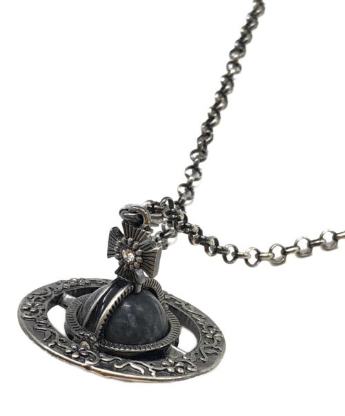 Vivienne Westwood（ヴィヴィアンウエストウッド）Vivienne Westwood (ヴィヴィアンウエストウッド) ラージオーブネックレス ブラック サイズ:下記参照の古着・服飾アイテム