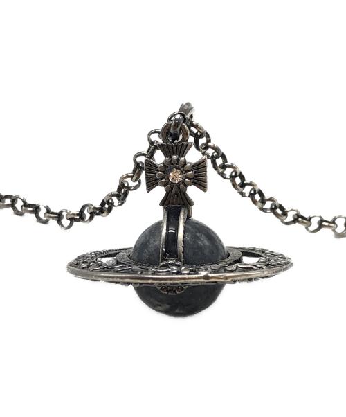 Vivienne Westwood（ヴィヴィアンウエストウッド）Vivienne Westwood (ヴィヴィアンウエストウッド) ラージオーブネックレス ブラック サイズ:下記参照の古着・服飾アイテム