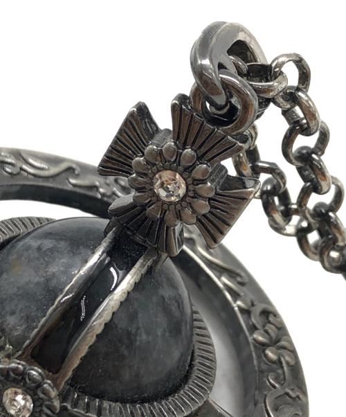 Vivienne Westwood（ヴィヴィアンウエストウッド）Vivienne Westwood (ヴィヴィアンウエストウッド) ラージオーブネックレス ブラック サイズ:下記参照の古着・服飾アイテム