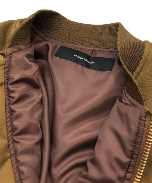JOURNAL STANDARD（ジャーナルスタンダード）JOURNAL STANDARD (ジャーナルスタンダード) パッファー MA-1 ベージュ サイズ:Fの古着・服飾アイテム