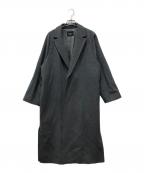 VERMEIL par ienaヴェルメイユ パー イエナ）の古着「カシミヤ混ビーバーサイドスリットコート」｜グレー
