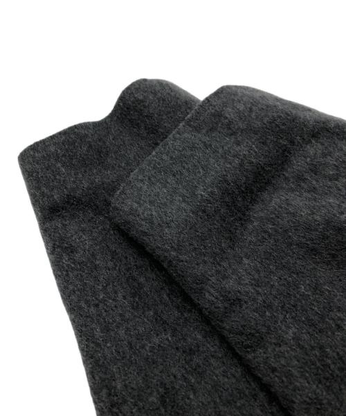 VERMEIL par iena（ヴェルメイユ パー イエナ）VERMEIL par iena (ヴェルメイユ パー イエナ) カシミヤ混ビーバーサイドスリットコート グレー サイズ:36の古着・服飾アイテム