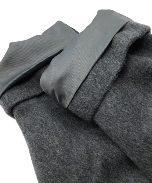 VERMEIL par iena（ヴェルメイユ パー イエナ）VERMEIL par iena (ヴェルメイユ パー イエナ) カシミヤ混ビーバーサイドスリットコート グレー サイズ:36の古着・服飾アイテム