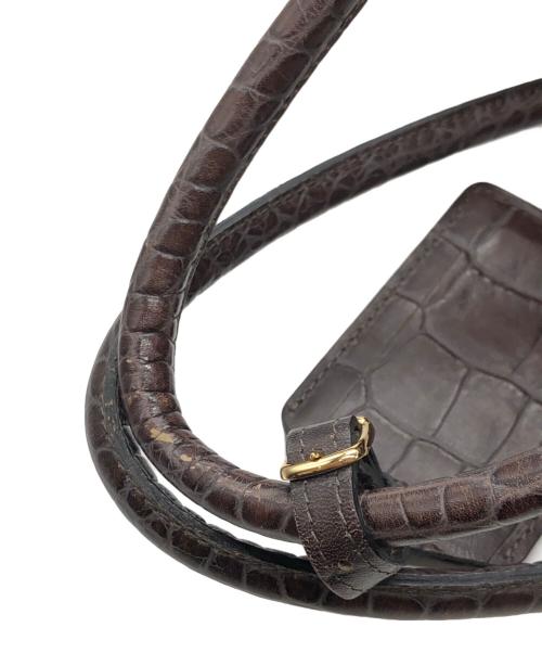 A.D.M.J.（エーディーエムジェイ）A.D.M.J. (エーディーエムジェイ) 型押しトートバッグ ブラウン サイズ:下記参照の古着・服飾アイテム