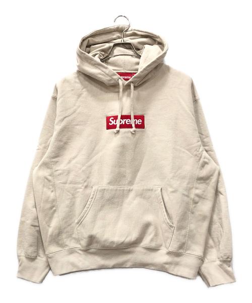 SUPREME（シュプリーム）Supreme (シュプリーム) BOX LOGO HOODIE ベージュ サイズ:Mの古着・服飾アイテム