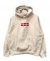 Supreme（シュプリーム）の古着「BOX LOGO HOODIE」｜ベージュ