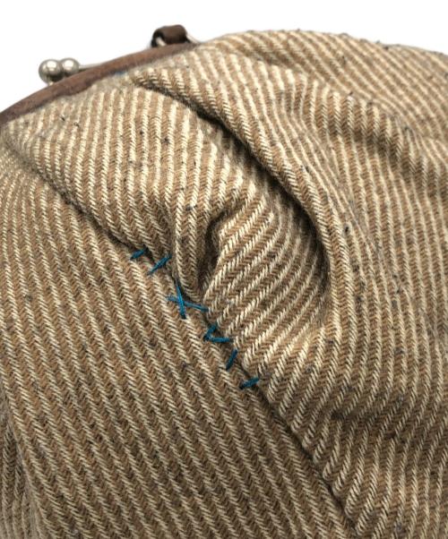 MIU MIU（ミュウミュウ）MIU MIU (ミュウミュウ) がま口ハンドバッグ ベージュ サイズ:下記参照の古着・服飾アイテム