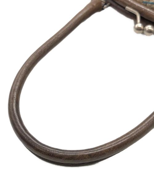 MIU MIU（ミュウミュウ）MIU MIU (ミュウミュウ) がま口ハンドバッグ ベージュ サイズ:下記参照の古着・服飾アイテム