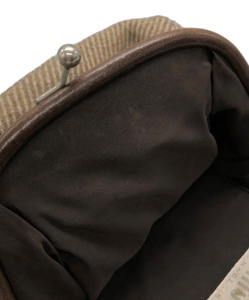 MIU MIU（ミュウミュウ）MIU MIU (ミュウミュウ) がま口ハンドバッグ ベージュ サイズ:下記参照の古着・服飾アイテム