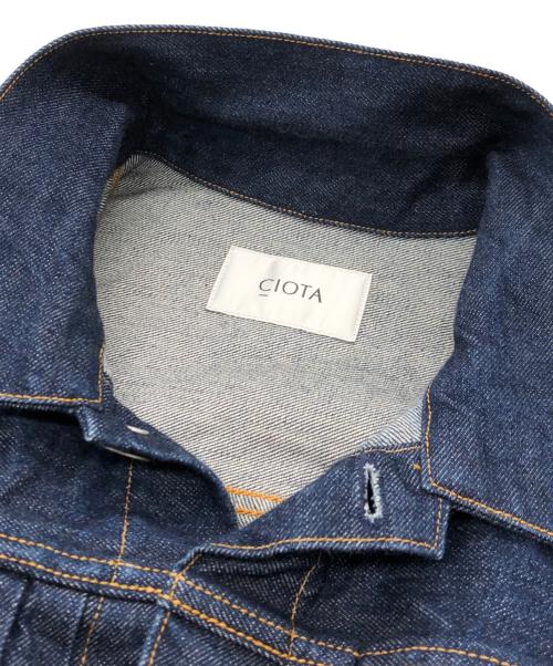 CIOTA（シオタ）CIOTA (シオタ) SINGLE POCKET DENIM JACKET ブラック サイズ:42の古着・服飾アイテム
