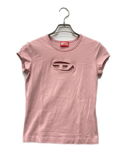 DIESEL（ディーゼル）DIESEL (ディーゼル) T-ANGIE Tシャツ ピンク サイズ:Mの古着・服飾アイテム