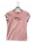 DIESEL（ディーゼル）の古着「T-ANGIE Tシャツ」｜ピンク