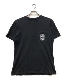 CHROME HEARTS（クロムハーツ）の古着「Vertical Logo BLOCKED CHポケットTシャツ」｜ブラック