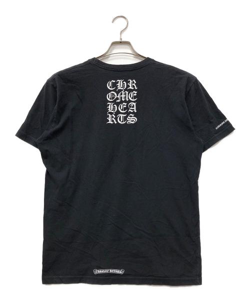 CHROME HEARTS（クロムハーツ）CHROME HEARTS (クロムハーツ) Vertical Logo BLOCKED CHポケットTシャツ ブラック サイズ:Lの古着・服飾アイテム