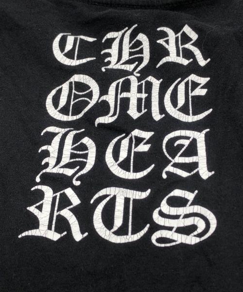 CHROME HEARTS（クロムハーツ）CHROME HEARTS (クロムハーツ) Vertical Logo BLOCKED CHポケットTシャツ ブラック サイズ:Lの古着・服飾アイテム