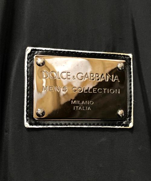 DOLCE & GABBANA（ドルチェ＆ガッバーナ）DOLCE & GABBANA (ドルチェ＆ガッバーナ) メタルプレートブルゾン ブラック サイズ:54の古着・服飾アイテム