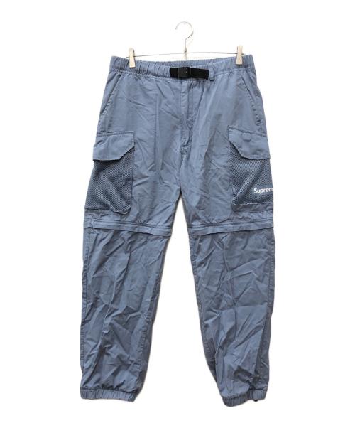 SUPREME（シュプリーム）Supreme (シュプリーム) Mesh Pocket Belted Cargo Pant スカイブルー サイズ:Mの古着・服飾アイテム