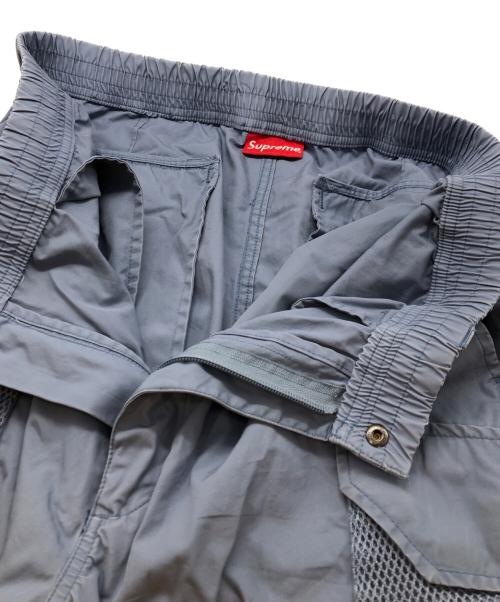 SUPREME（シュプリーム）Supreme (シュプリーム) Mesh Pocket Belted Cargo Pant スカイブルー サイズ:Mの古着・服飾アイテム