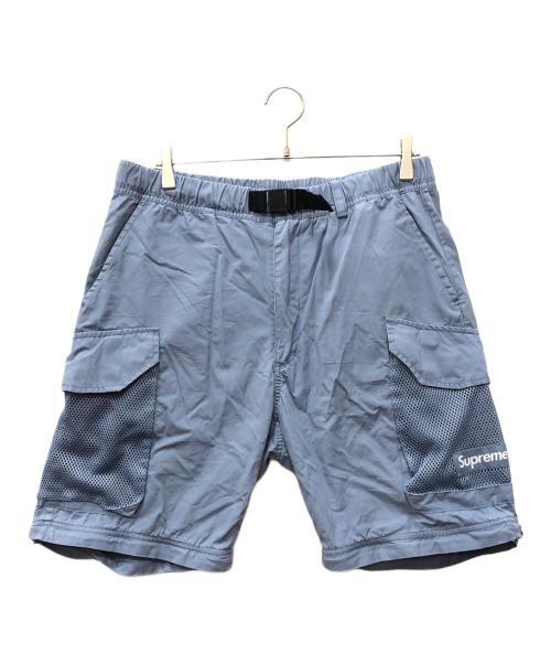 SUPREME（シュプリーム）Supreme (シュプリーム) Mesh Pocket Belted Cargo Pant スカイブルー サイズ:Mの古着・服飾アイテム