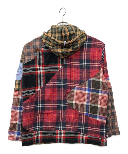 ALEXANDER McQUEEN（アレキサンダーマックイーン）ALEXANDER McQUEEN (アレキサンダーマックイーン) チェックフーデットシャツ マルチカラー サイズ:Sの古着・服飾アイテム